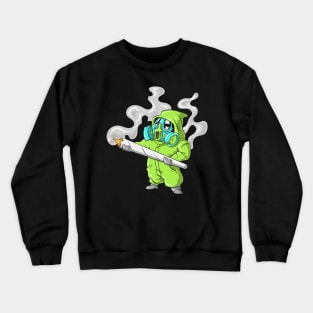 Hazmat Preroll Smoking Weed Crewneck Sweatshirt